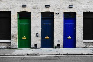 Three doors.